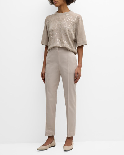 Brunello Cucinelli Cotton Seam Front Pant with Monili Belt Loop outlook