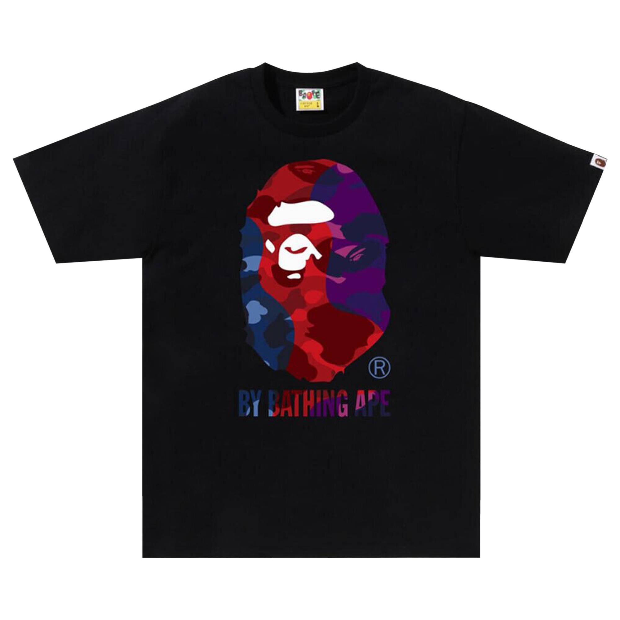 BAPE Color Camo Crazy By Bathing Ape Tee 'Black' - 1