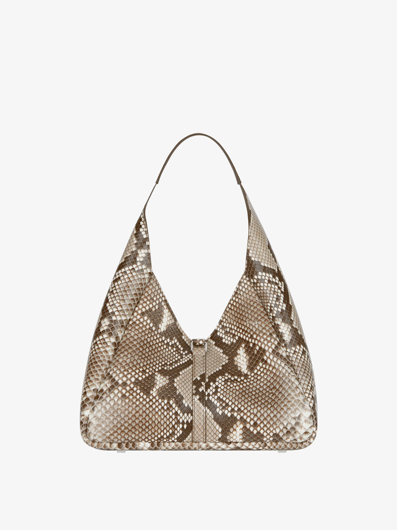 MEDIUM G-HOBO BAG IN PYTHON 4