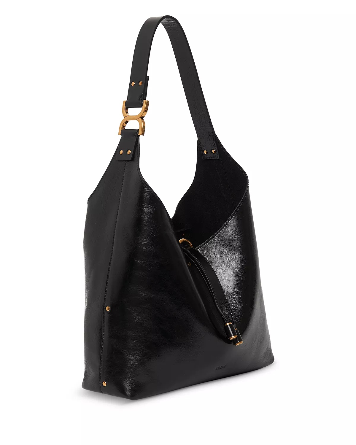 Marcie Small Leather Hobo Bag - 4