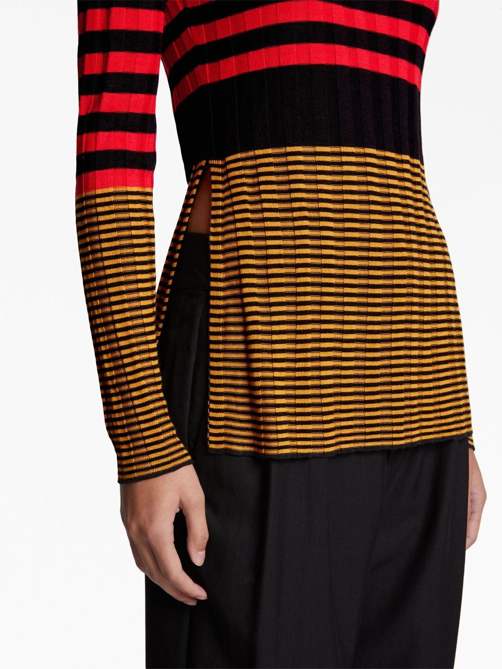 Slinky striped long-sleeve jumper - 5