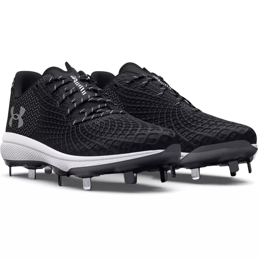 Glyde 2 MT "Black/Metallic Silver" Women's Softball Cleat - 3