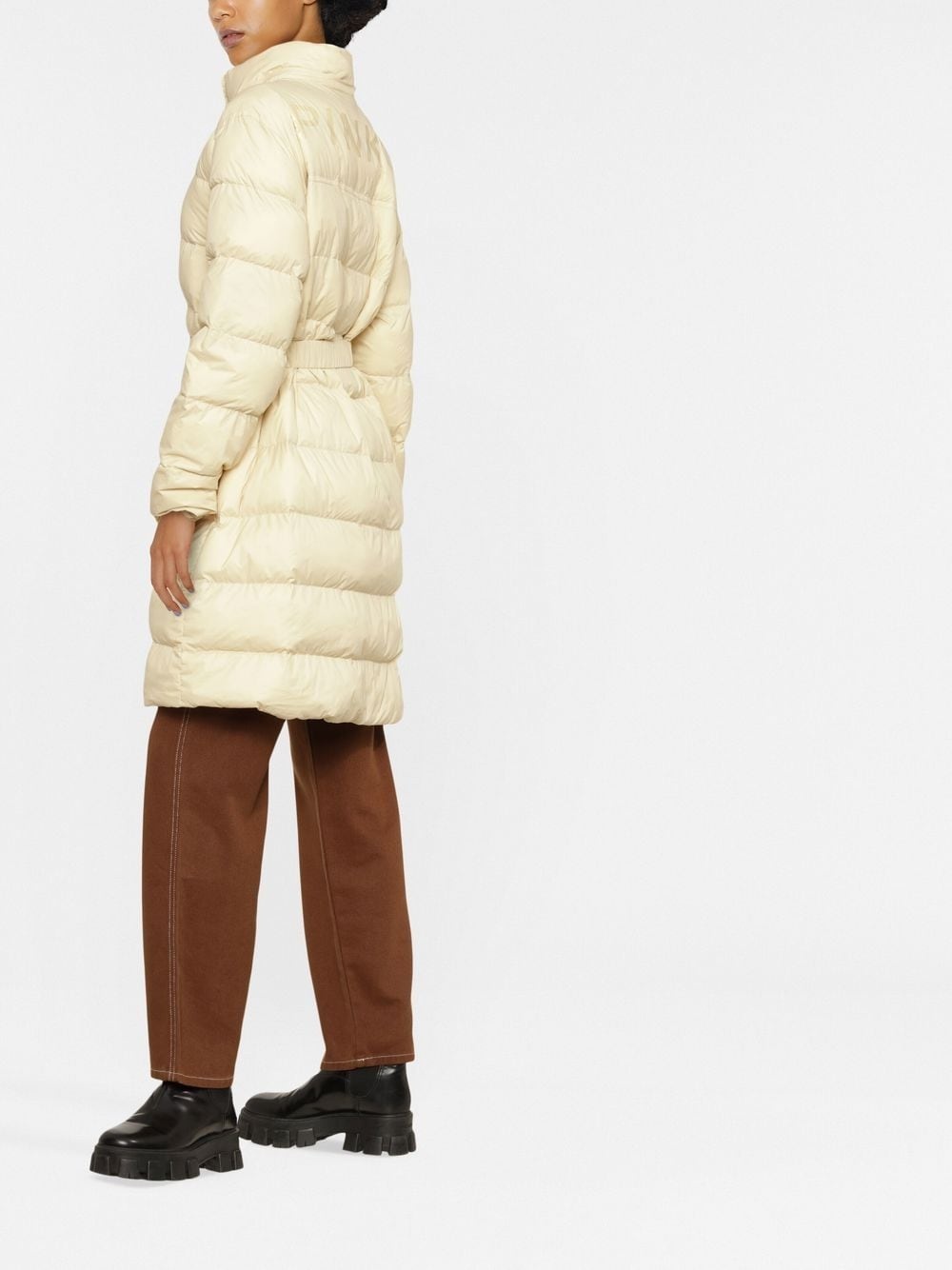 zip-fastening padded coat - 3