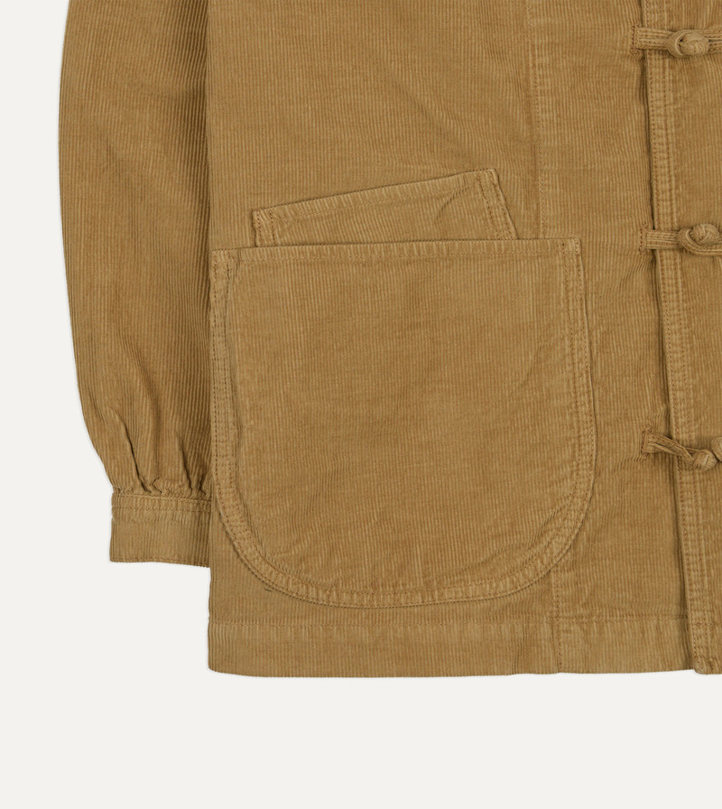 Sand Cotton Corduroy Artist Chore Jacket 8