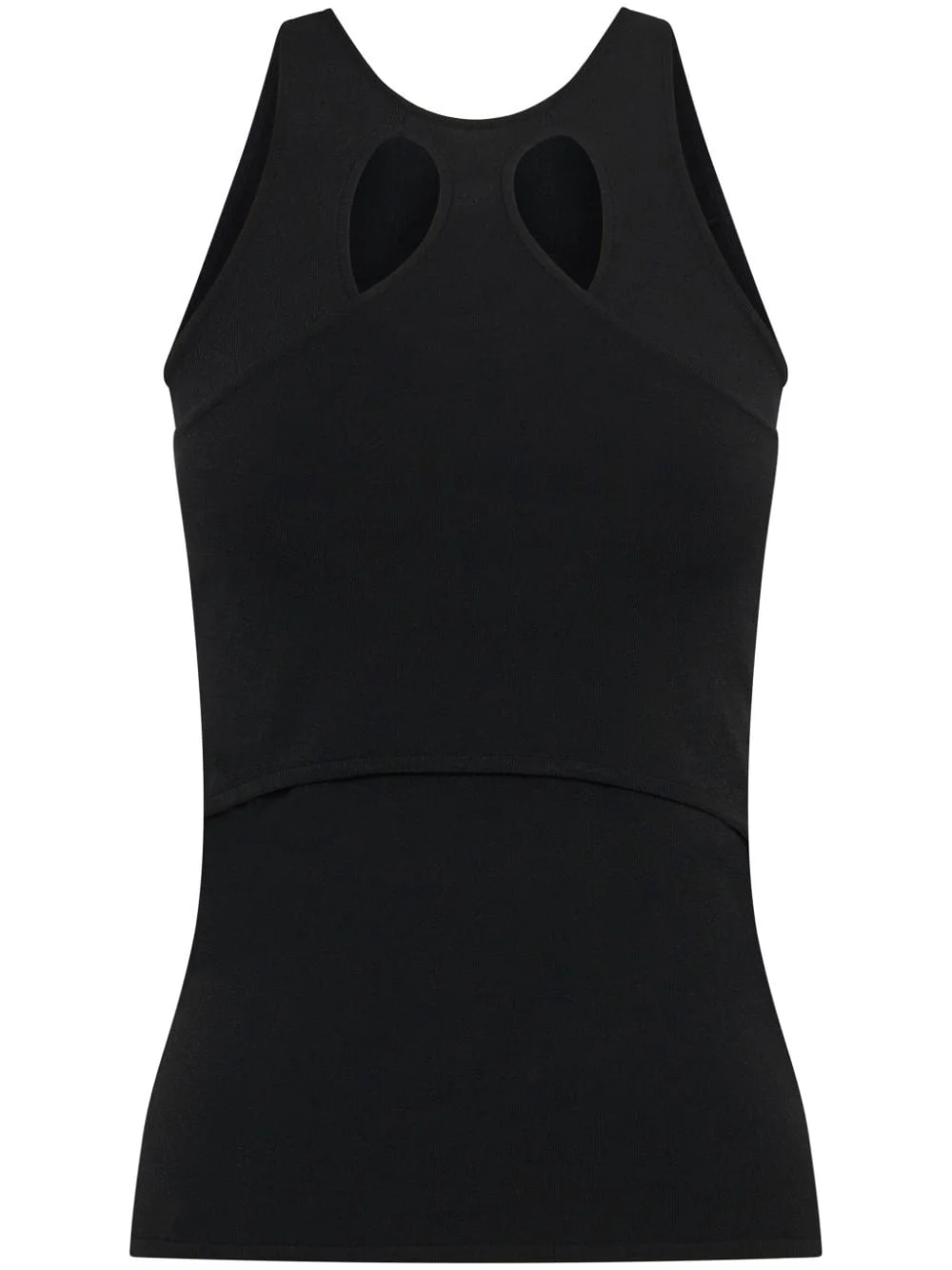 Mobius Loop cut-out tank top - 1