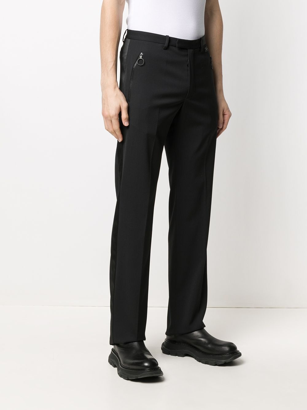 side-stripe tuxedo trousers - 3