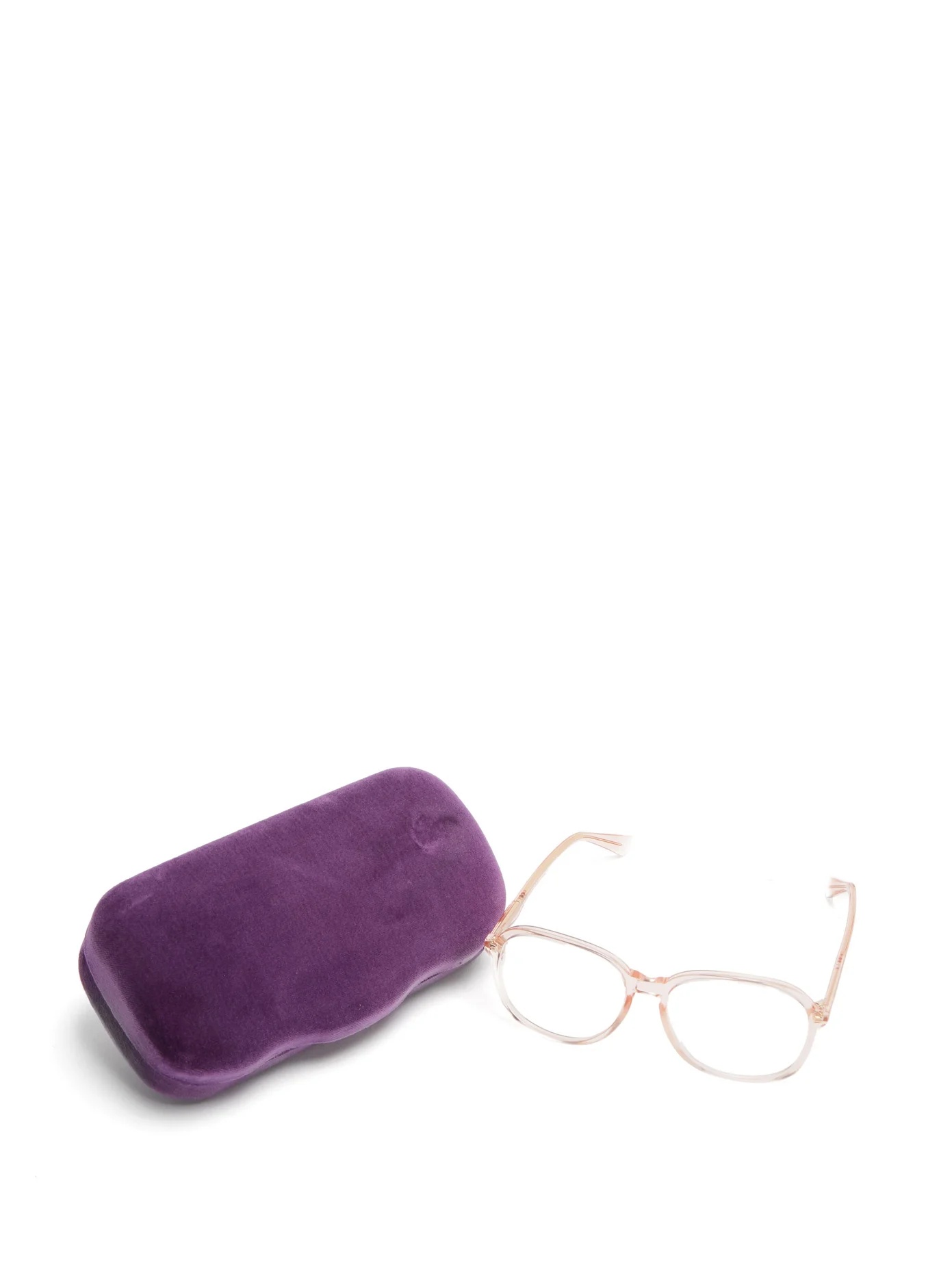 Square frame acetate glasses - 4