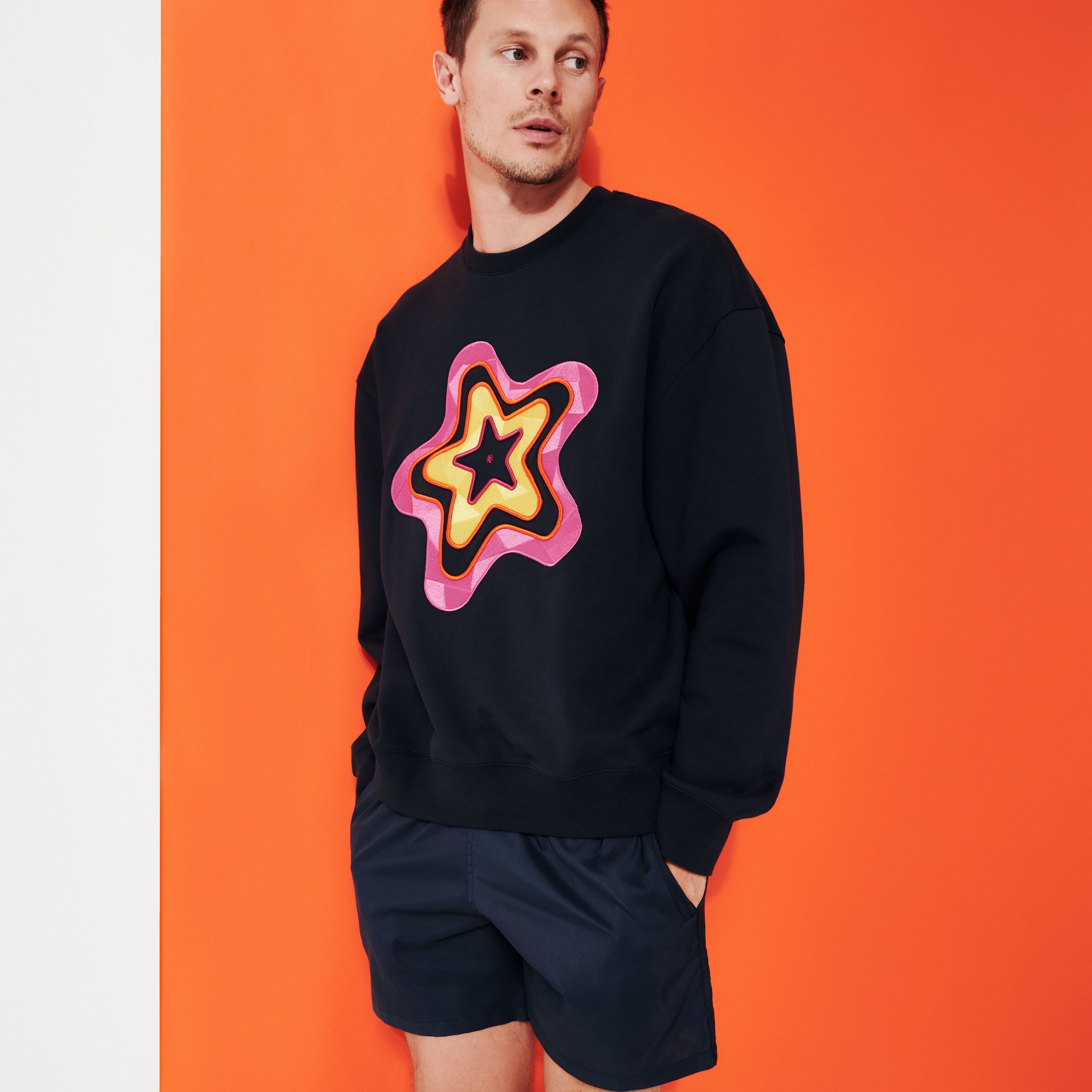 Men Cotton Sweatshirt Stars Gift - 9