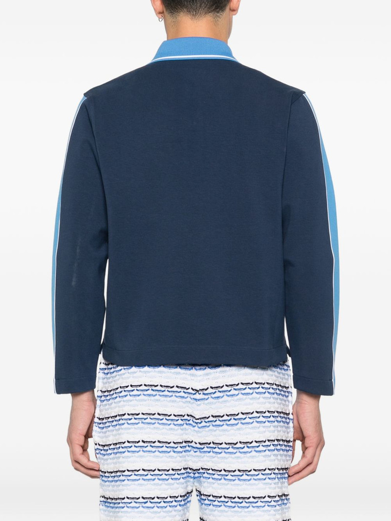 long-sleeve stripe polo shirt 4