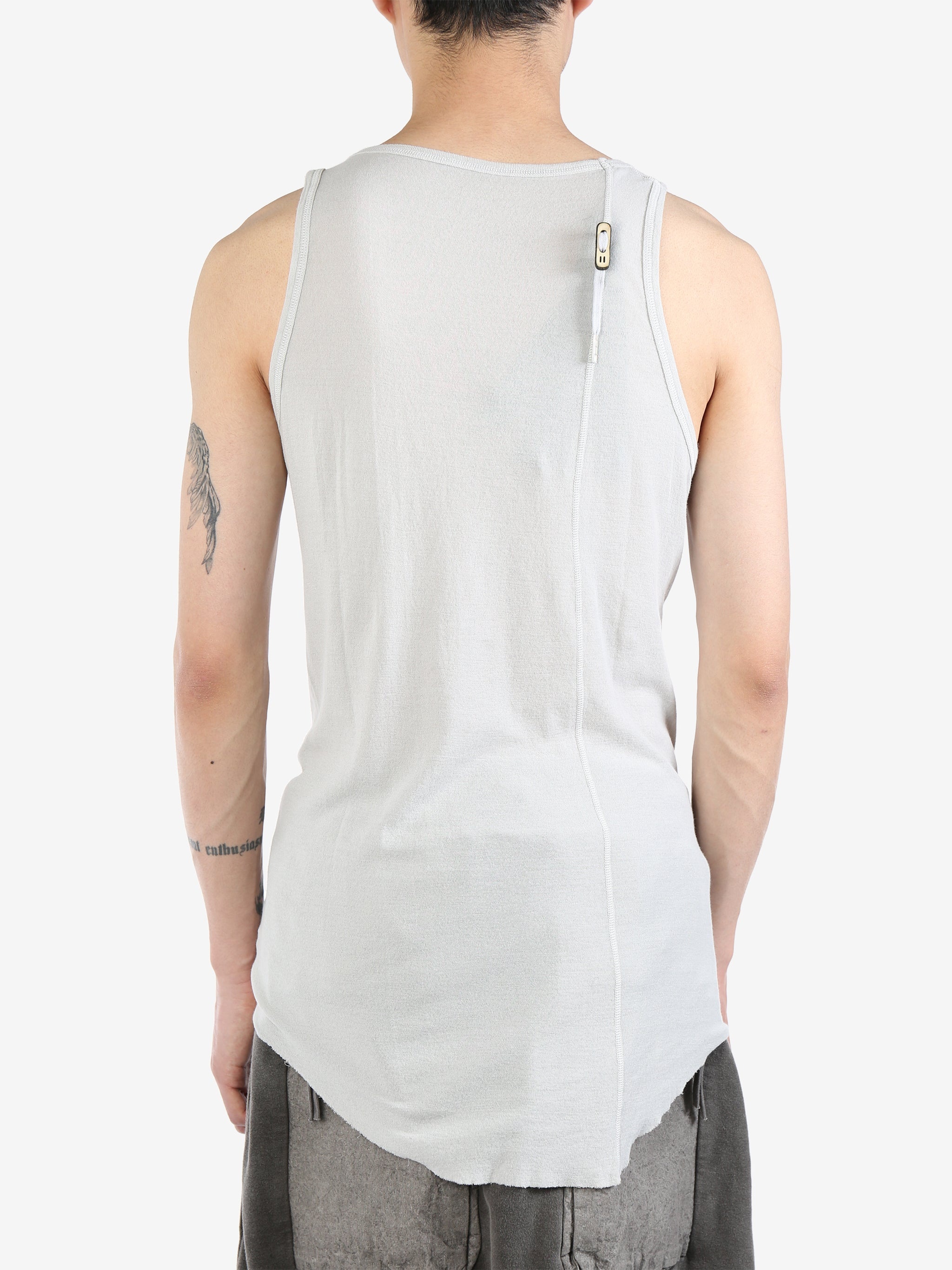 BORIS BIDJAN SABERI Men TANK0.1 F0401T LIGHT GREY - 2