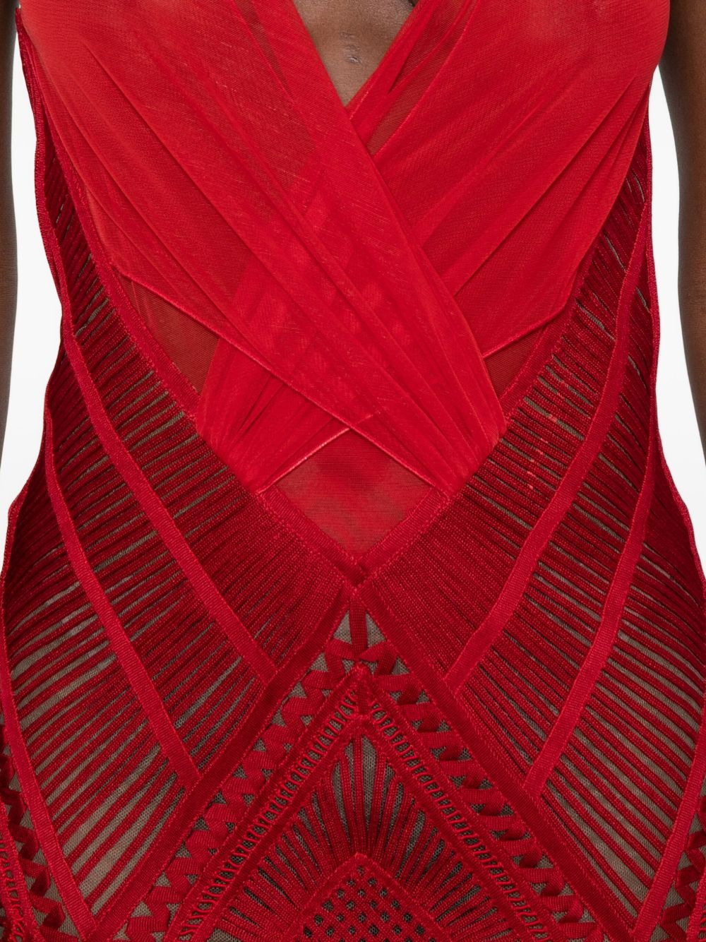 fringed midi dress - 5