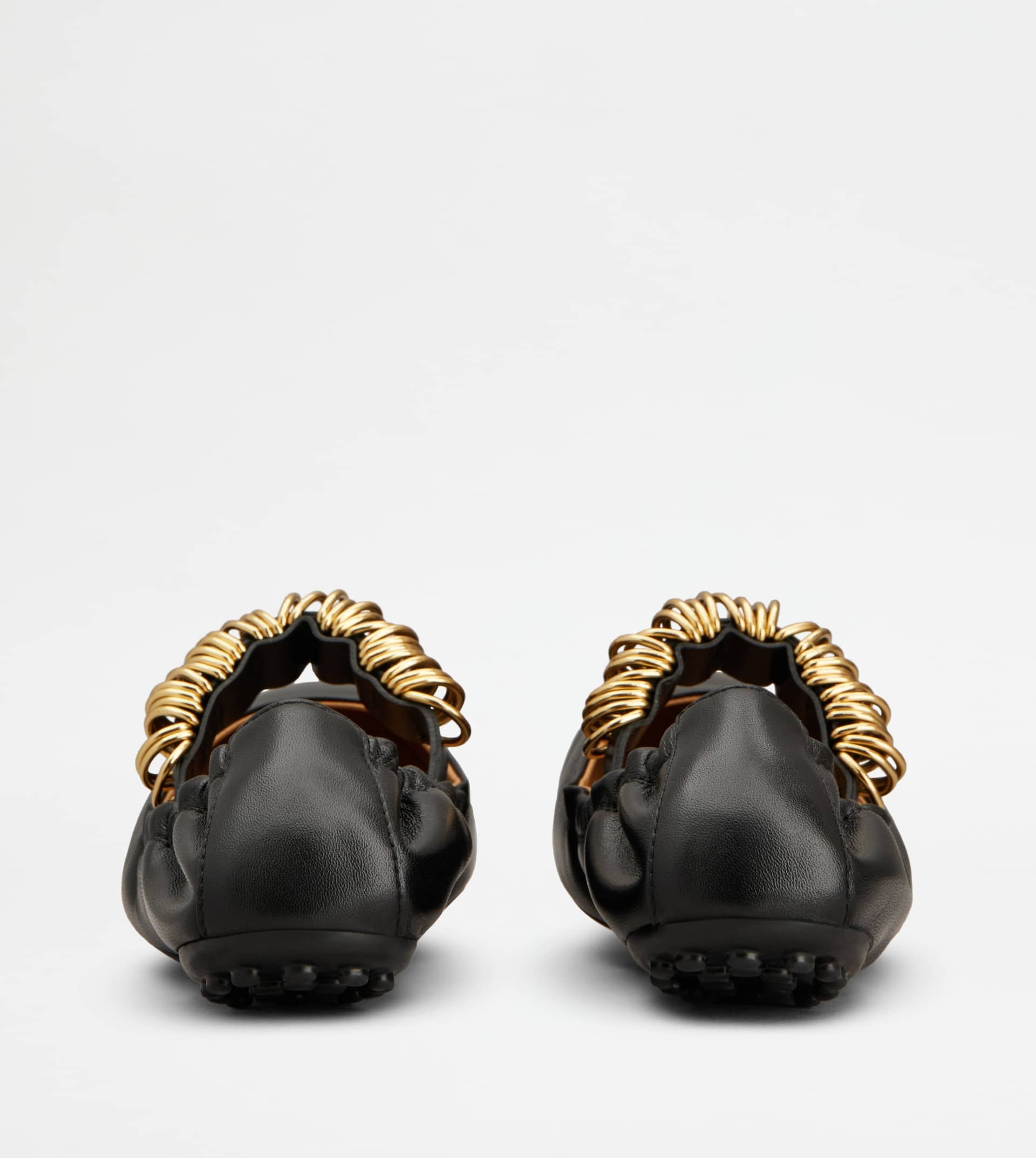 BALLERINAS IN LEATHER - BLACK - 3