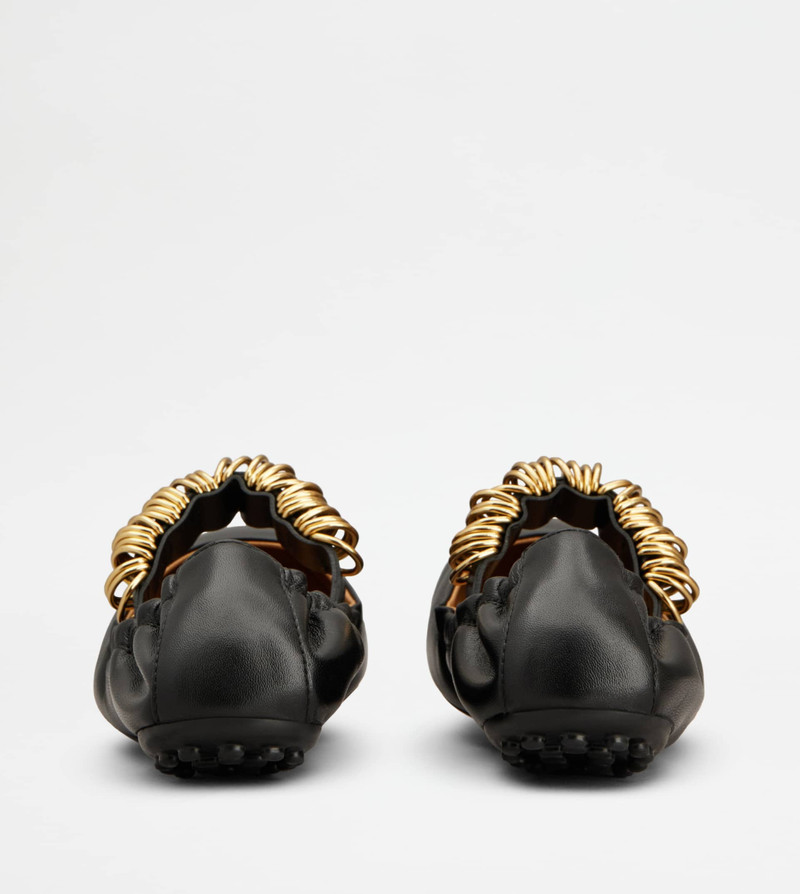 Tod's BALLERINAS IN LEATHER - BLACK outlook