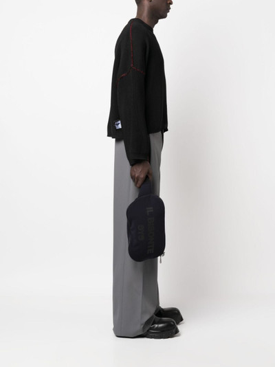 Junya Watanabe MAN slogan-print belt bag outlook