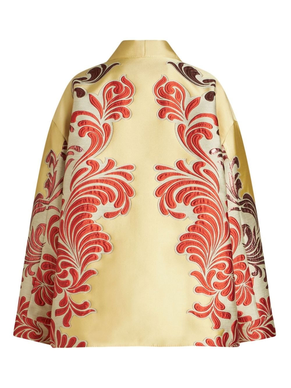 jacquard single-breasted jacket - 7