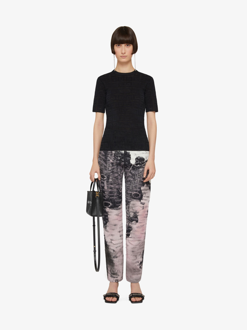 Givenchy SLIM FIT JEANS IN DESTROYED DENIM outlook