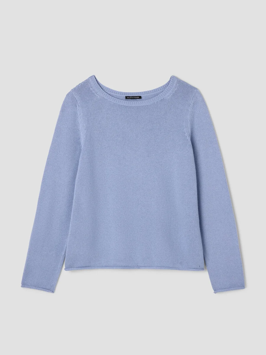 Peruvian Cotton Blend Bateau Neck Top - 1