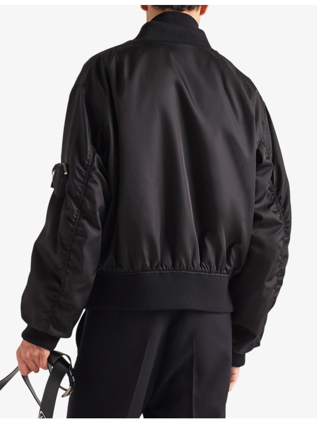 Re-Nylon brand-plaque boxy-fit recycled-polyamide jacket - 4