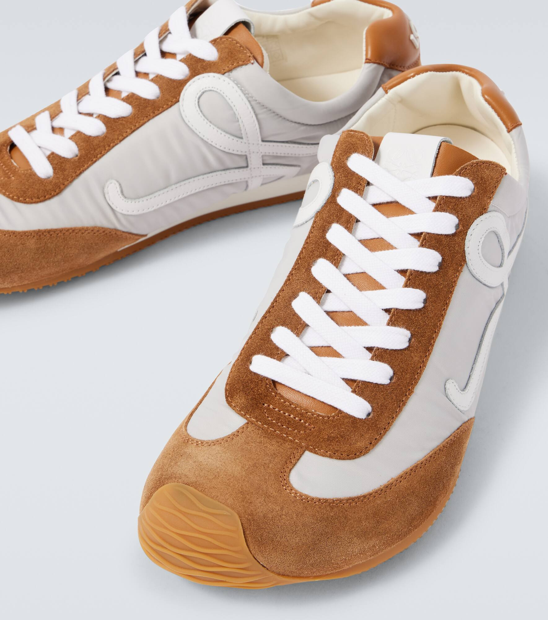 Ballet Runner 2.0 suede-trimmed sneakers - 3