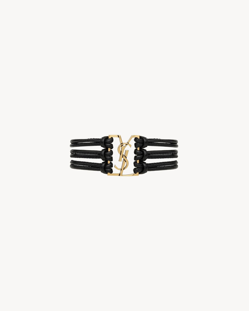 BABYLONE CORD BRACELET IN LEATHER - 1