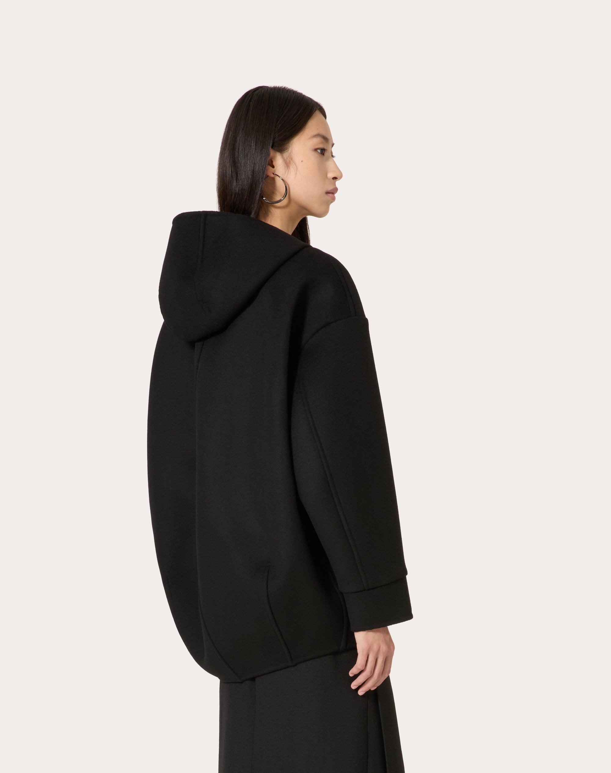 COMPACT DRAP PEACOAT - 4