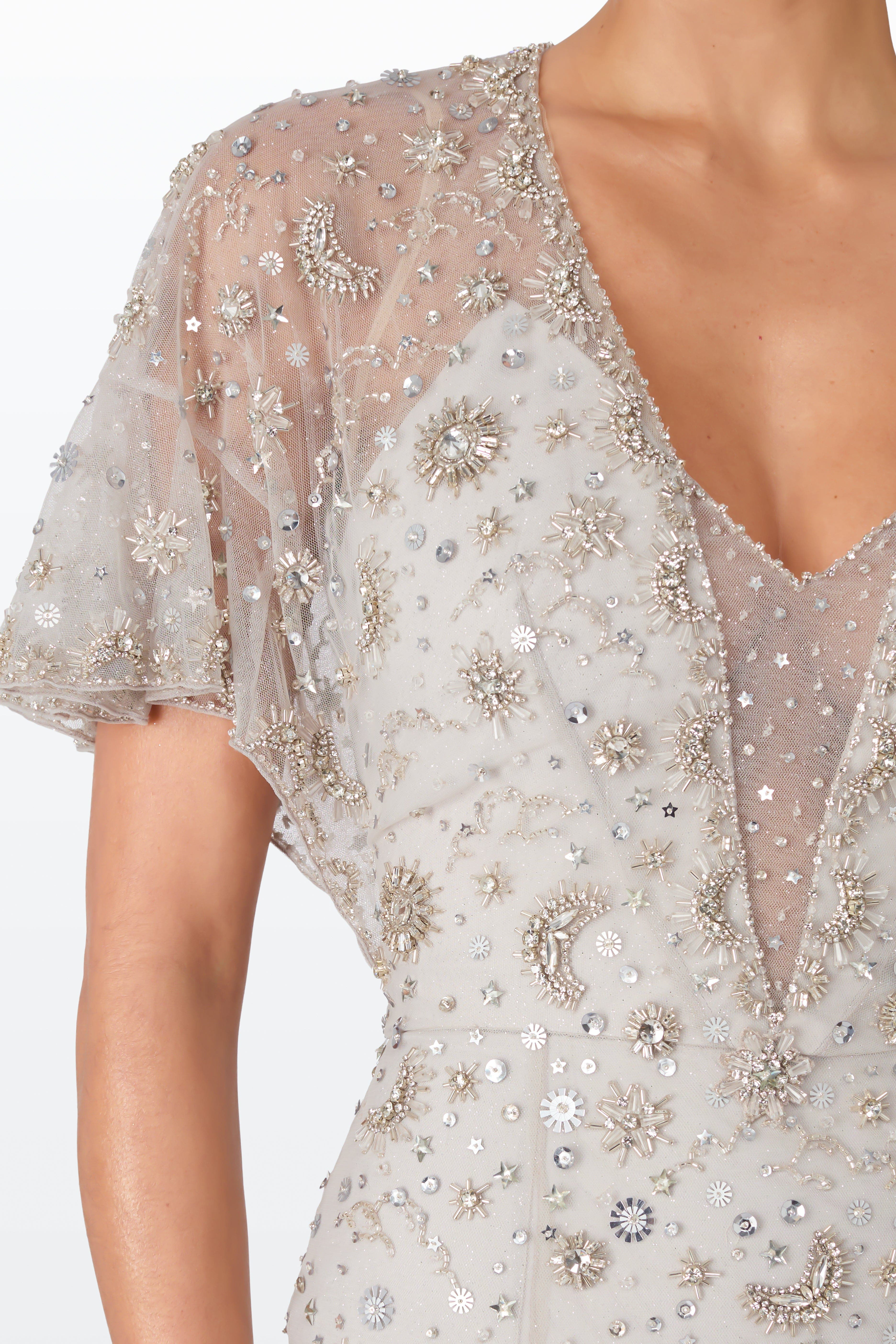 Jenny Packham Luna Gown in Ammonite at Nordstrom - 4