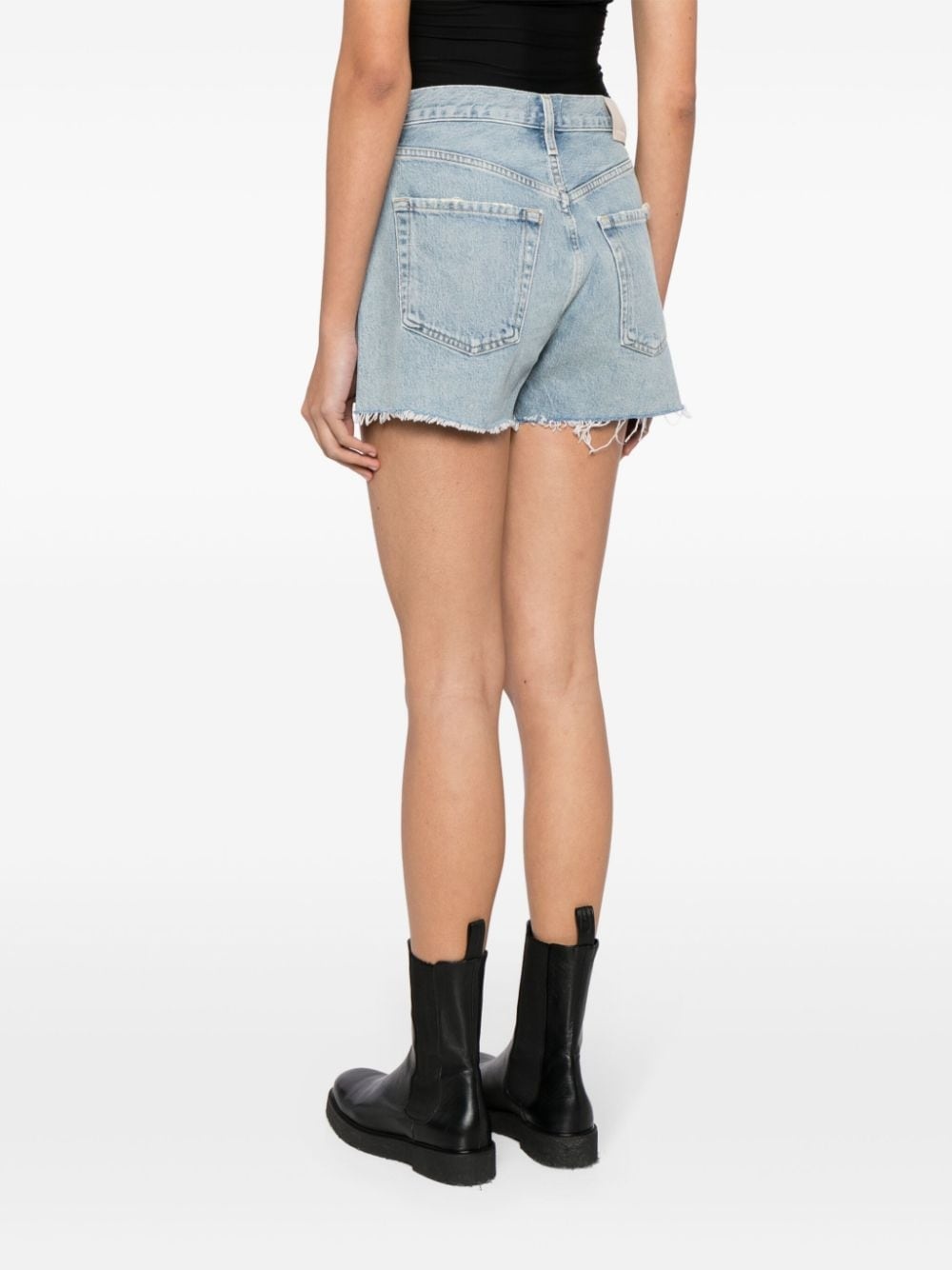 Marlow denim mini shorts - 4
