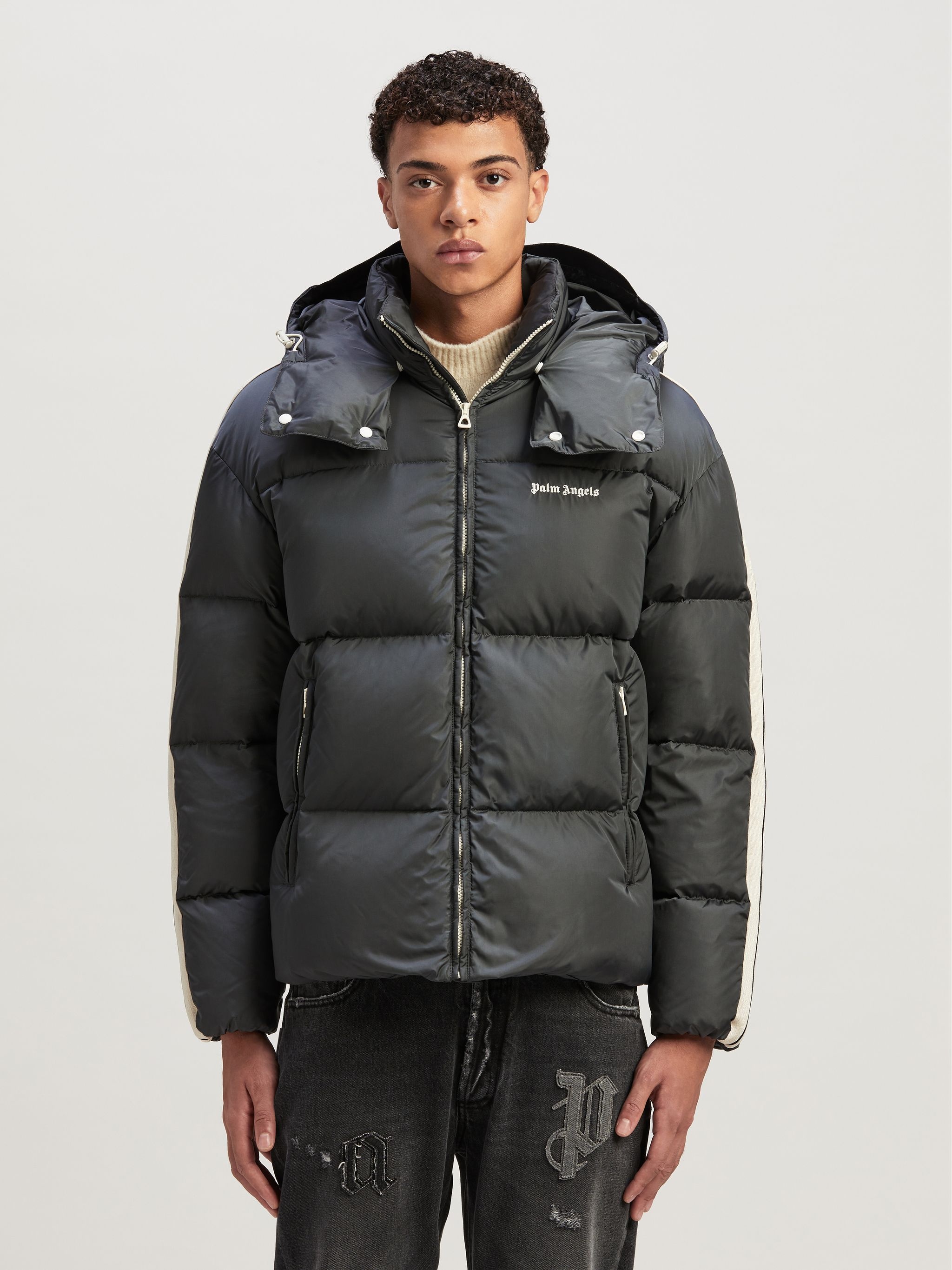 Hooded Track Down Jacket - 3