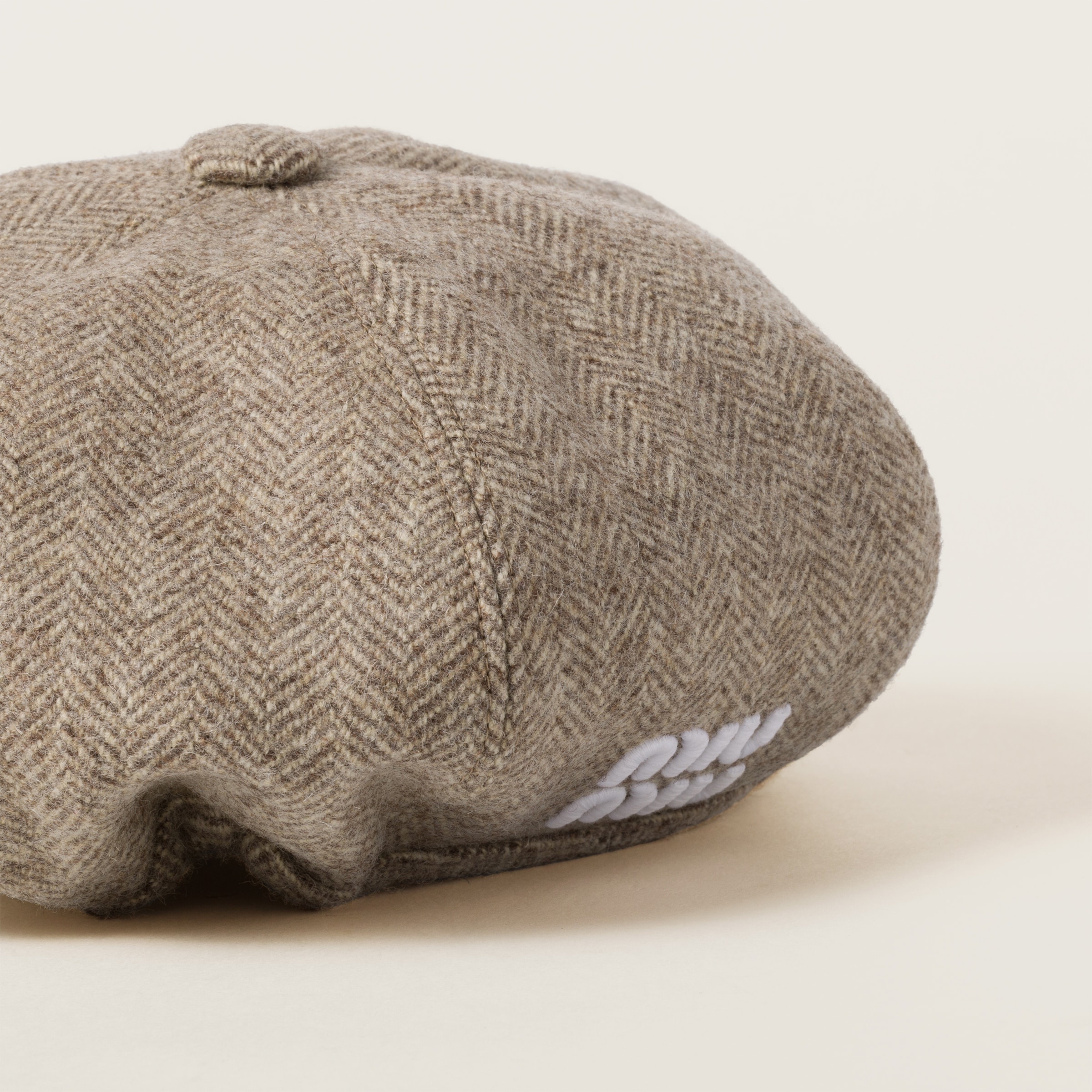 Wool chevron beret - 3