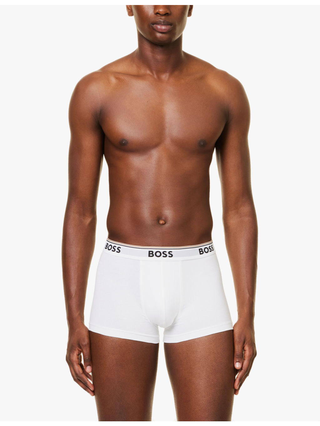 Branded waistband stretch-cotton boxer trunks - 2