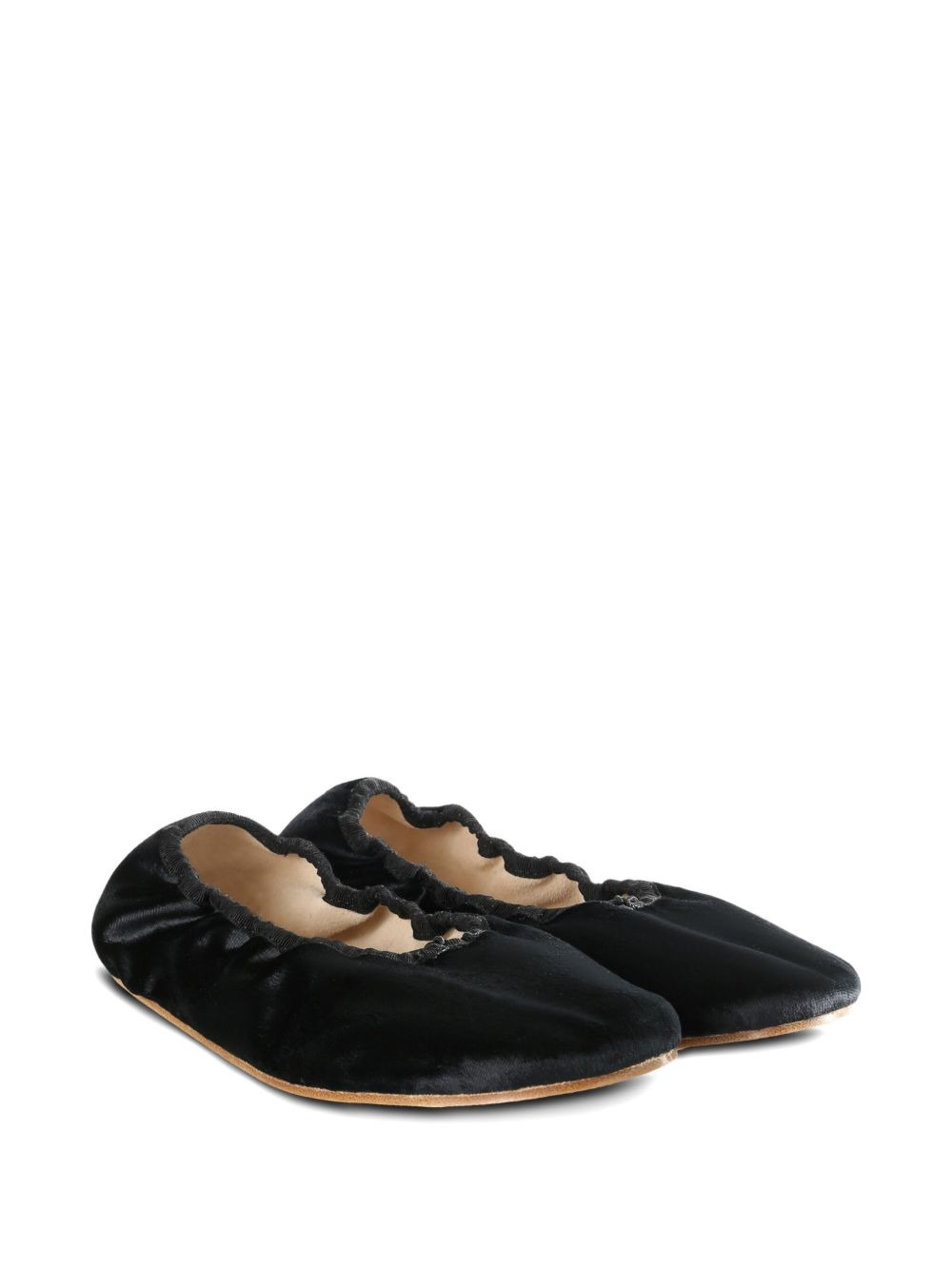velvet ballet flats - 2