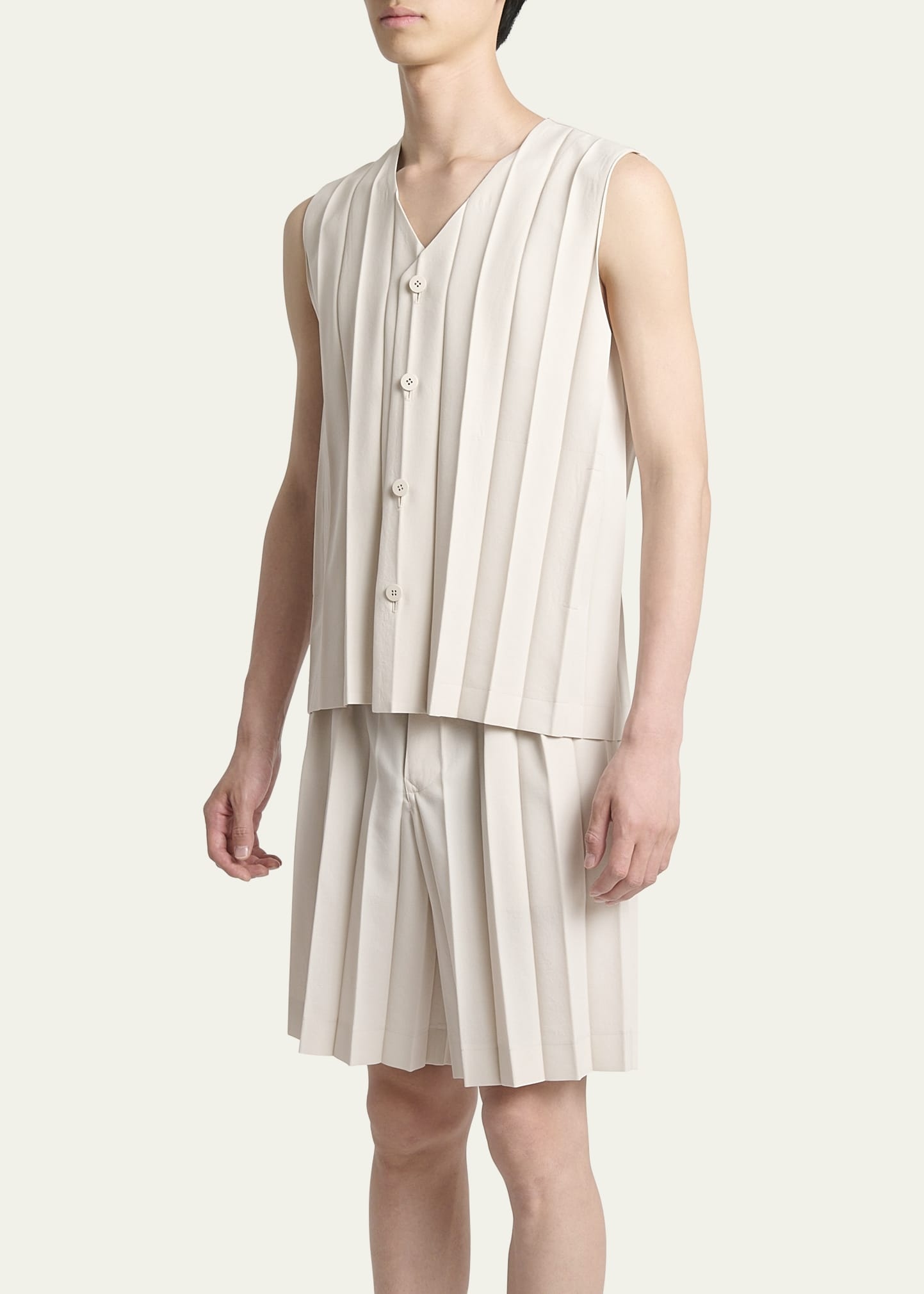 Men's Edge Ensemble Pleated Vest - 4