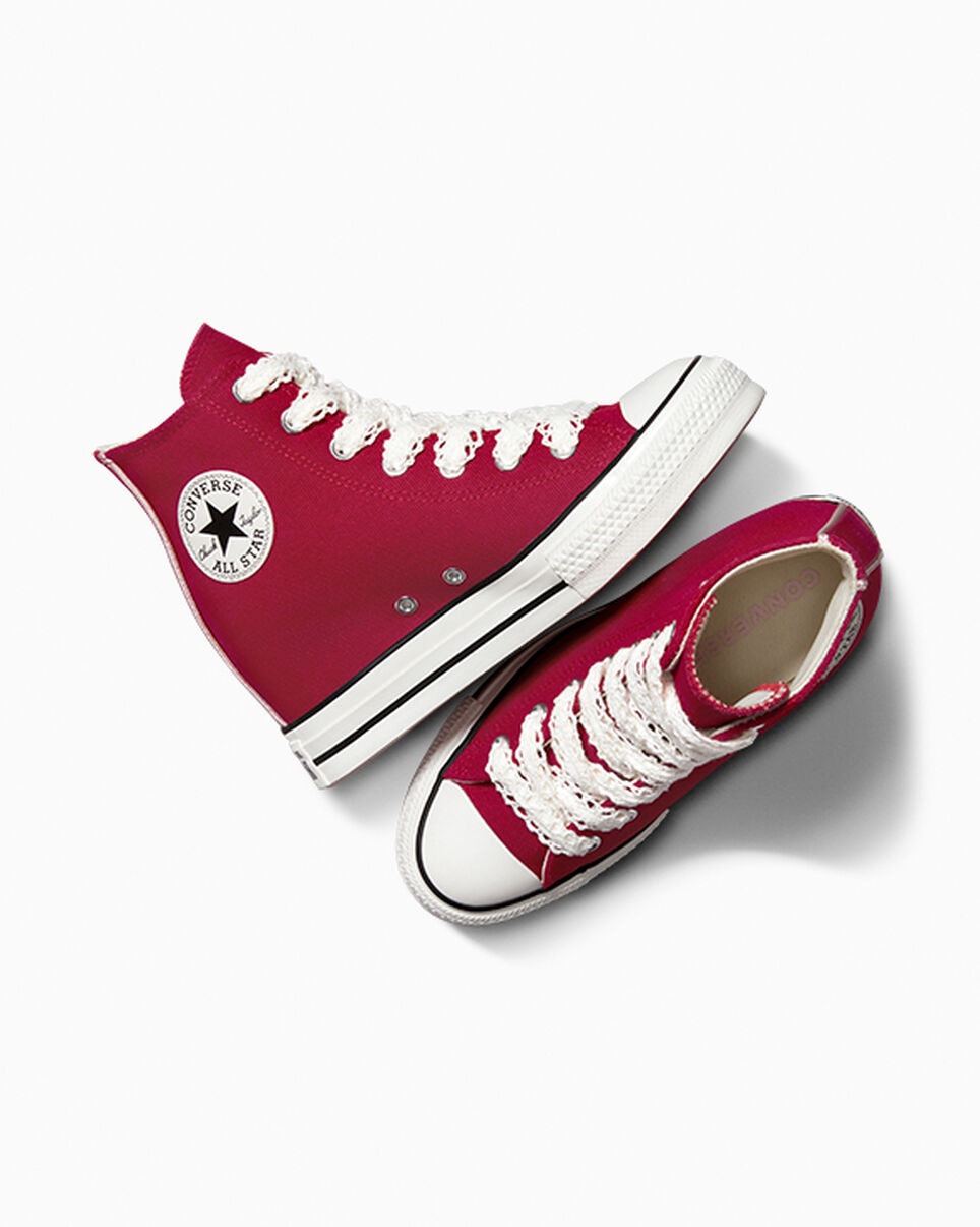 Chuck Taylor All Star Wedge Platform Crochet Laces - 5