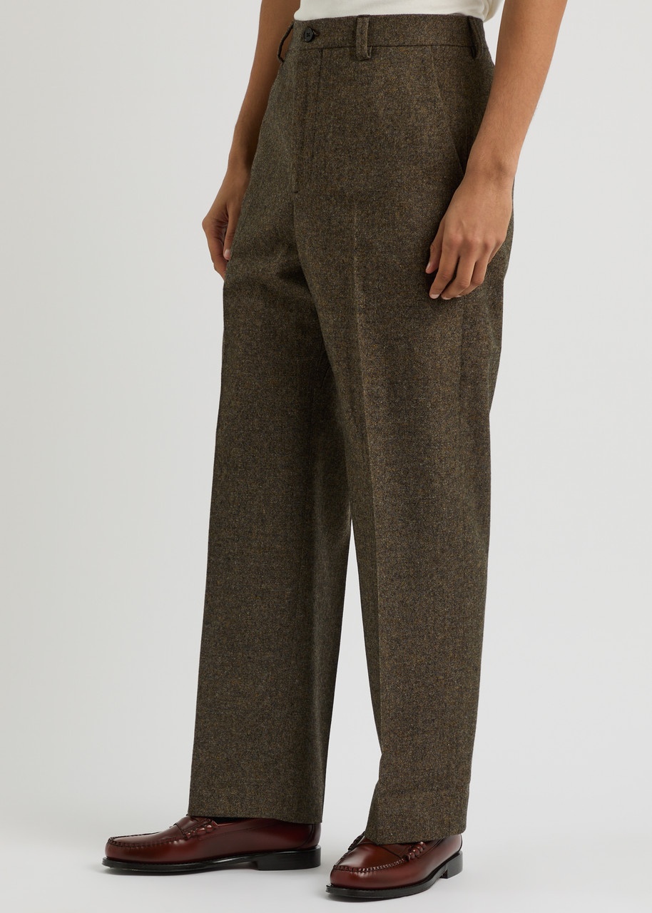 NN07 Paw Straight-leg Wool-blend Trousers - 2