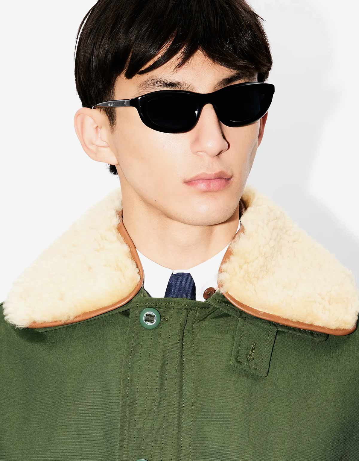 Kenzo Green Army Flight Jacket - 7