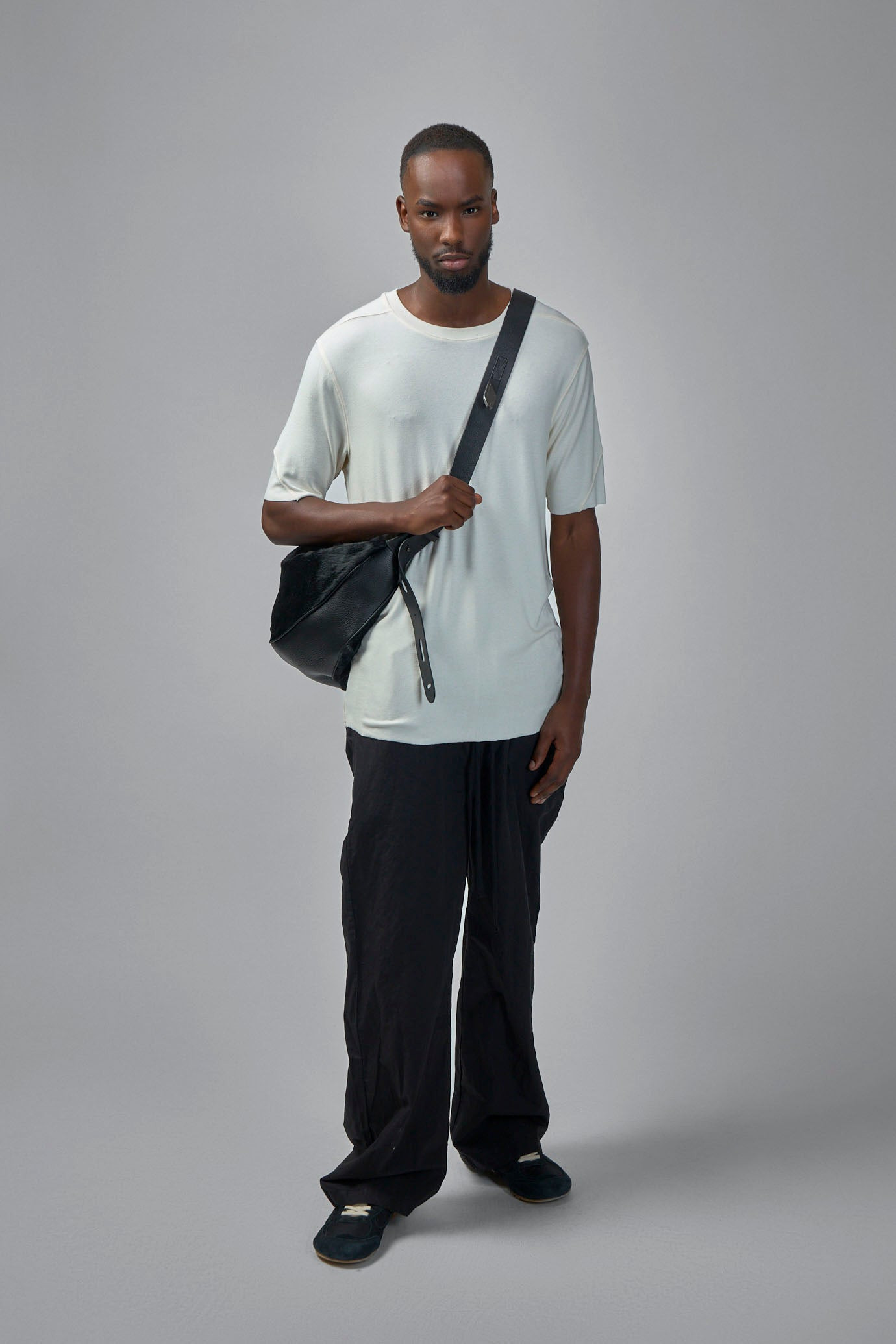 Wide Leg Drawstring Trousers - 2