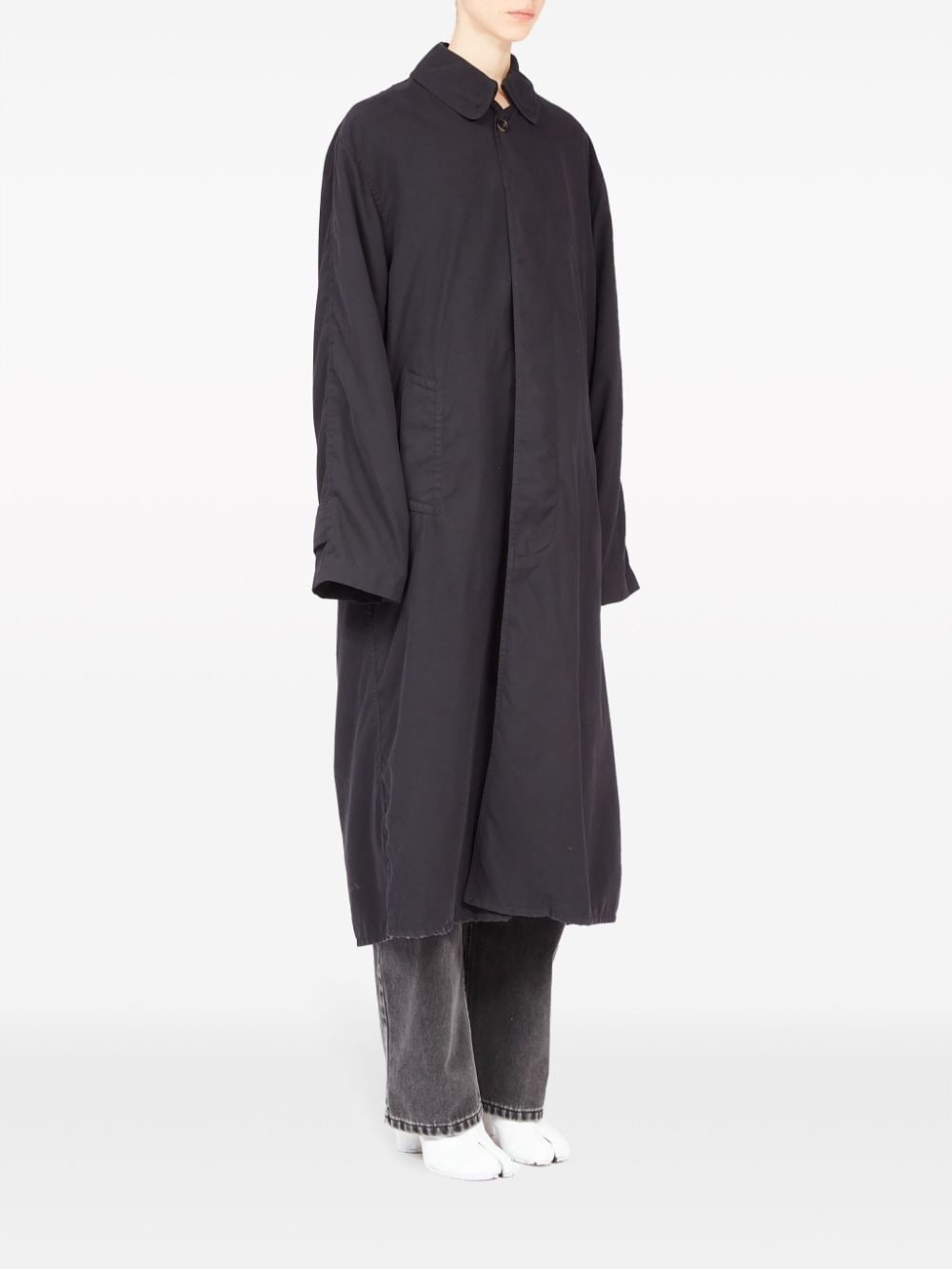 peached-cotton trench coat - 3