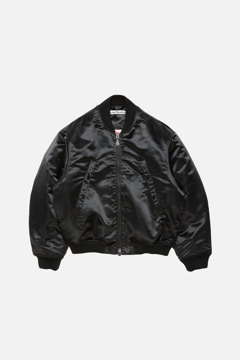 Logo bomber jacket - Black 1