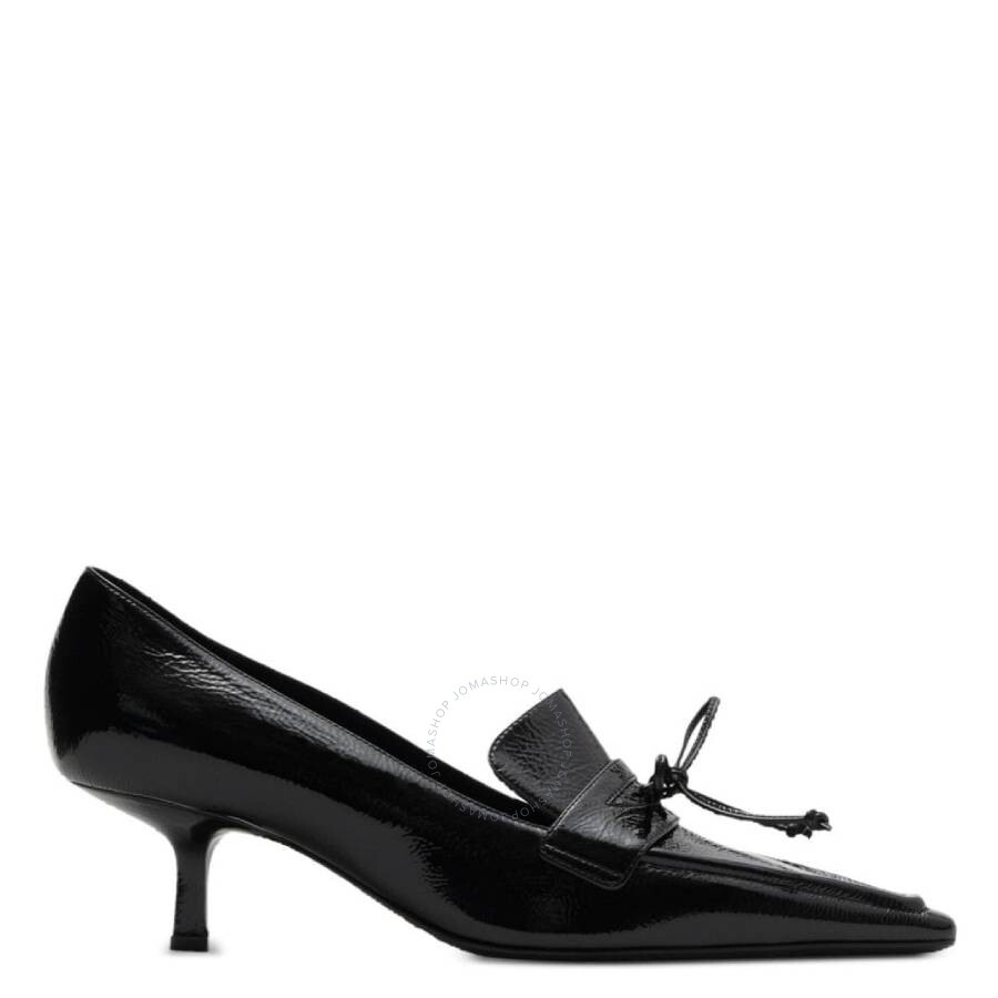 Burberry Black Leather Storm Court Pumps - 1