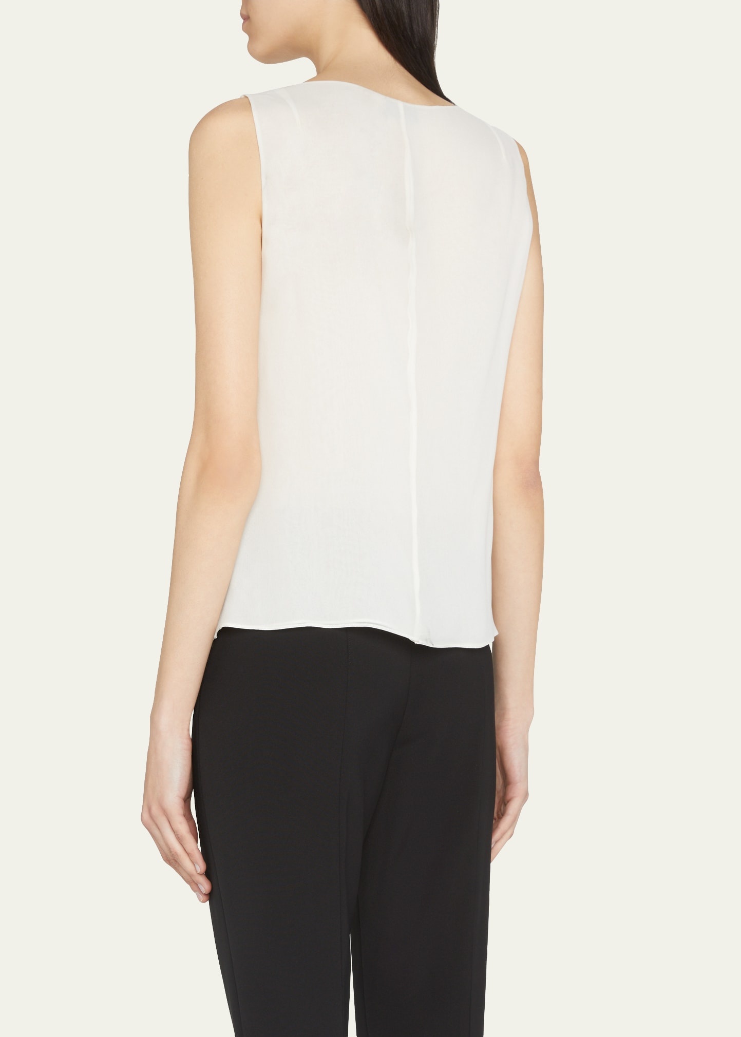 Sleeveless Silk Shell - 3