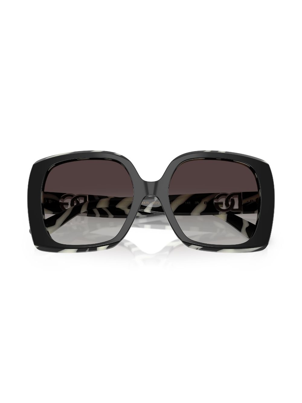 zebra-print square-frame sunglasses - 5