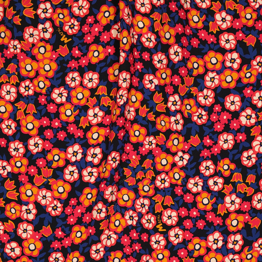 Marni Ladies Floral-print Straight Skirt - 7