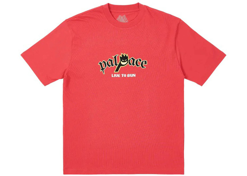 PALACE Palace x Spitfire P-Head T-Shirt Red outlook
