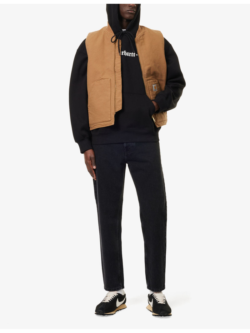 Carhartt Newel straight-leg organic denim jeans outlook