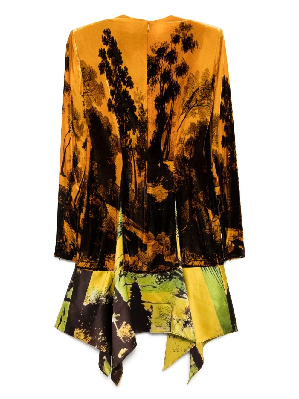 graphic-print dress - 2
