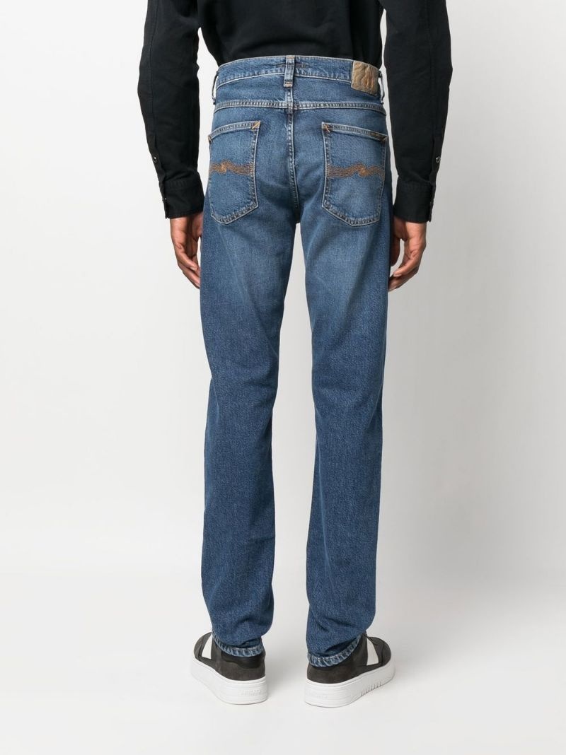 straight-leg jeans - 8