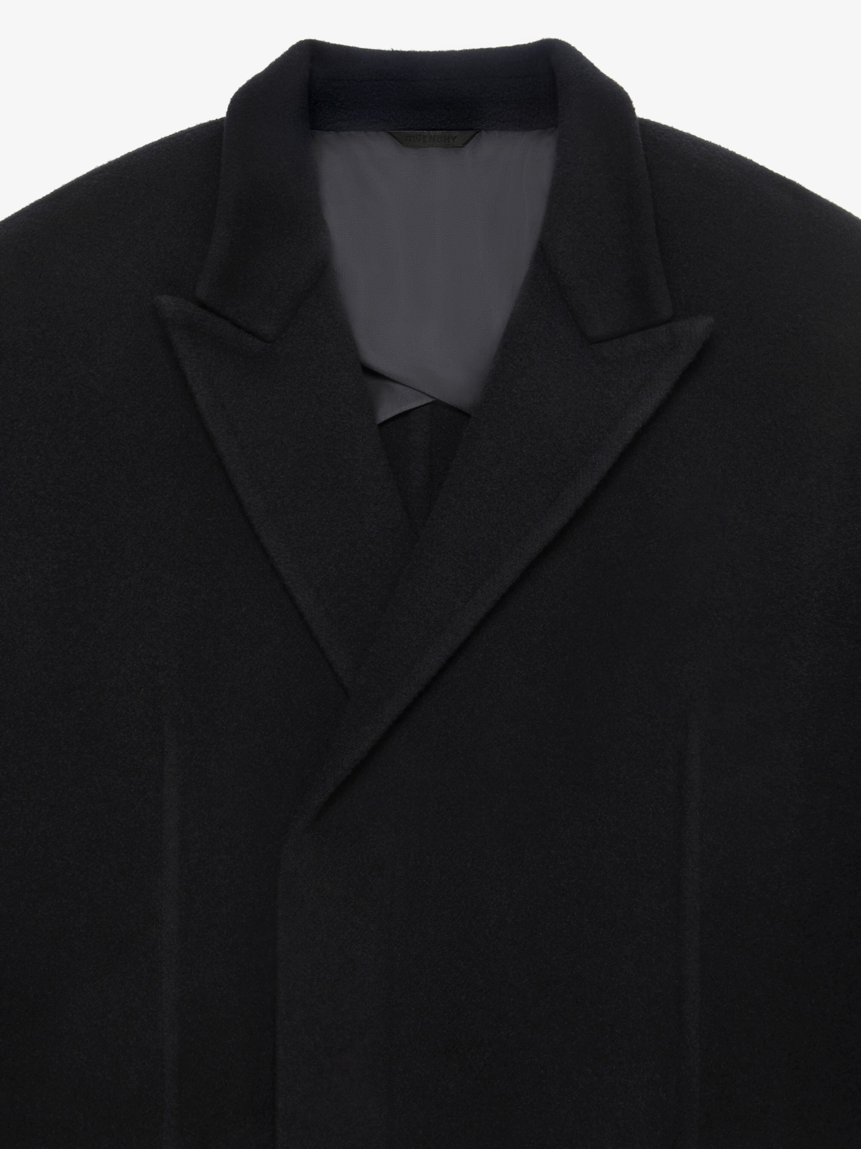 LONG COAT IN DOUBLE FACE WOOL AND CASHMERE - 5