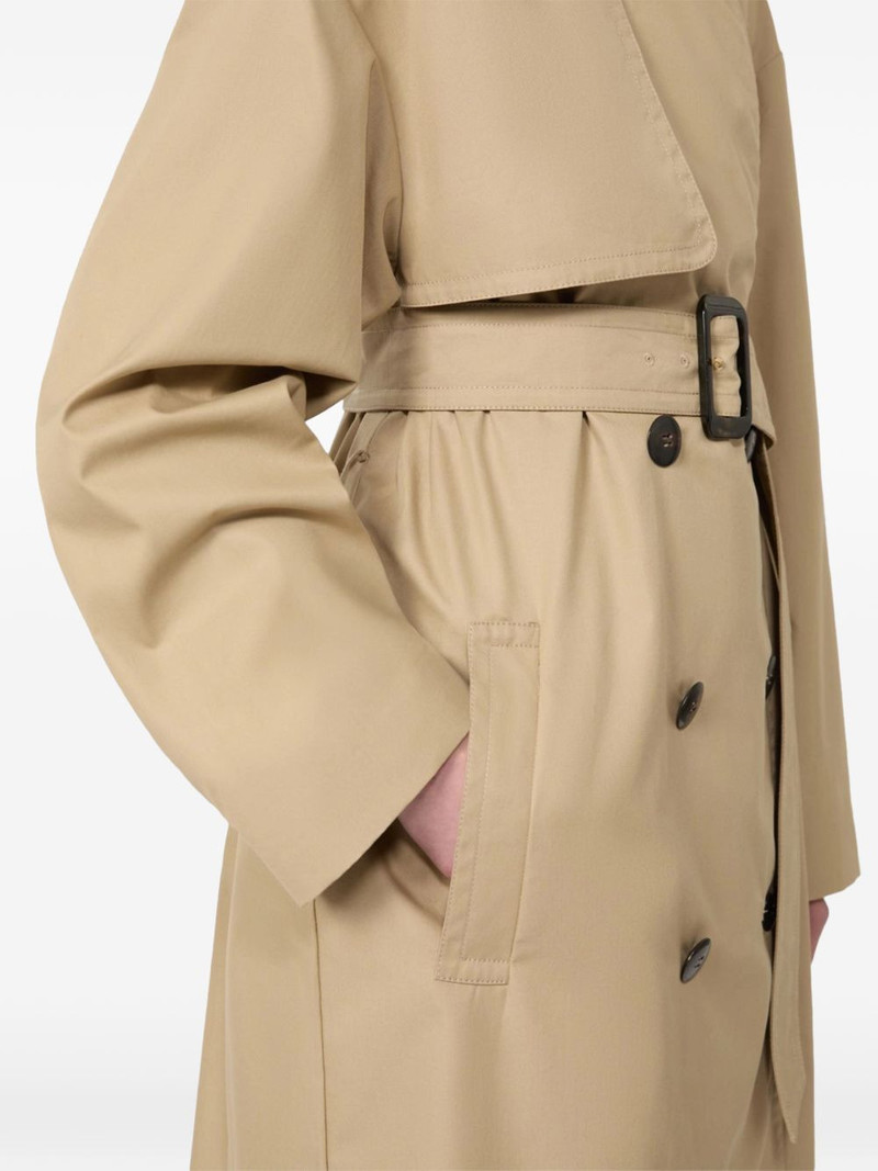 belted cotton trench coat 4