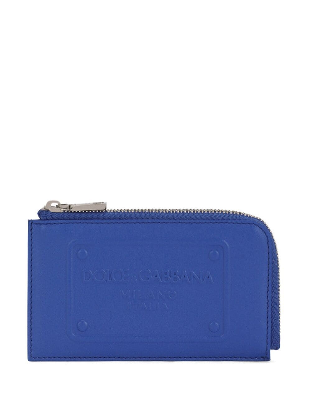 logo-debossed zip-around long wallet - 1