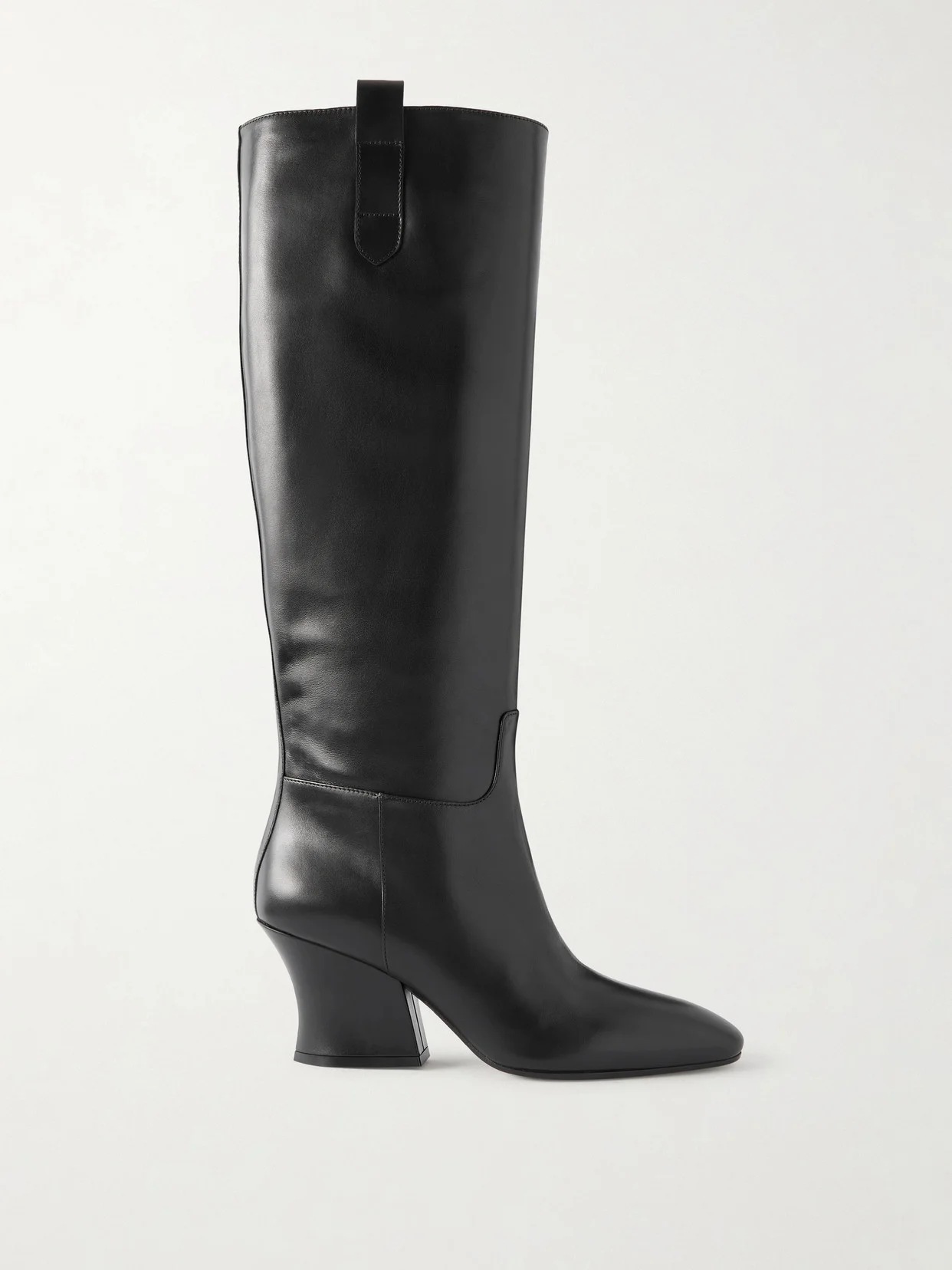 Lune Leather Knee Boots - 1